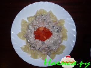 Бантики с ветчиной