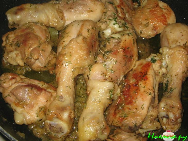 Курица в светлом пиве