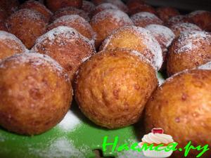 Пончики шарики творожные