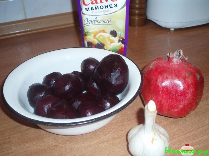 Гранатовый салат легкий Гранатовый салат легкий