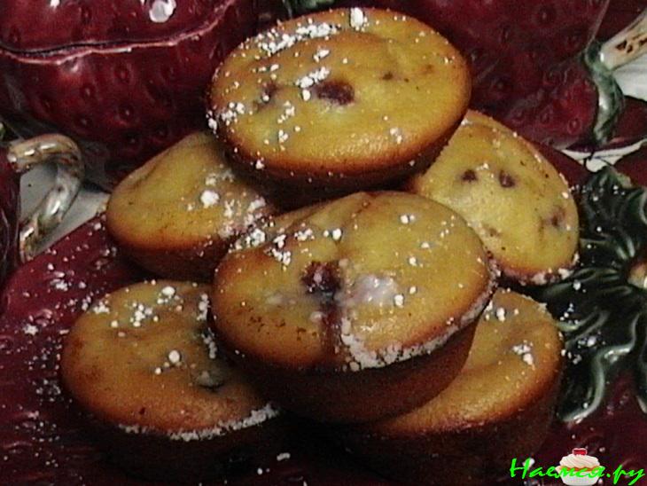 Кексики с черникой