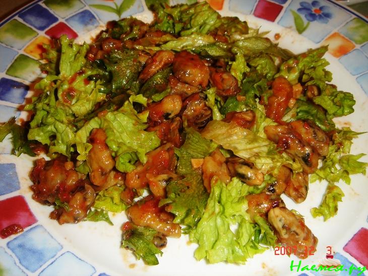 Жаркое из мидий