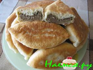 Пирожки с печенью и картошкой