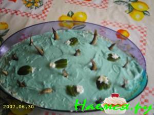 Салат "Рыбки в пруду"