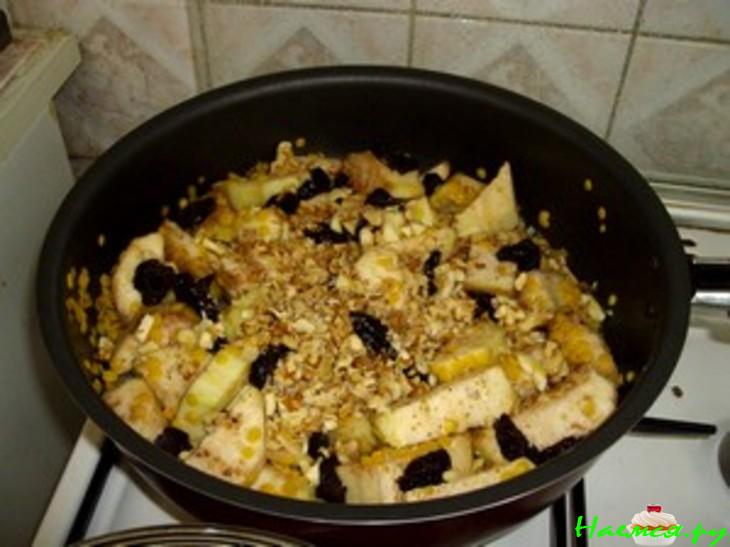 Баклажаны с чечевицей