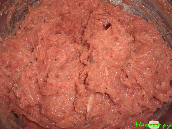 Свиные котлеты с киви