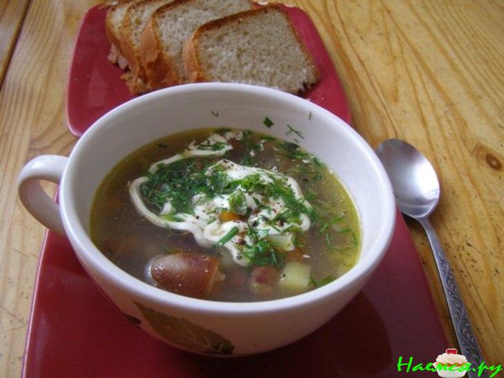 Бобовый суп с копчёными кобаньими хвостиками Бобовый суп с копчёными кобаньими хвостиками