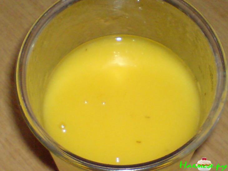 Пирожные с творожно-манговым кремом