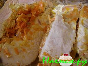 Мясо индюшки в фольге