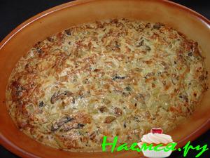 Рыбный пирог-запеканка