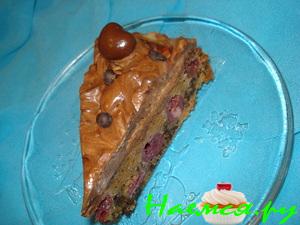 Торт без муки "Вишнёвый соблазн"