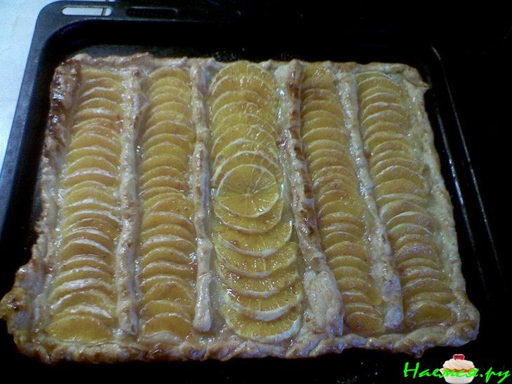 "Цитрусовый рай" (слоёный пирожок) "Цитрусовый рай" (слоёный пирожок)