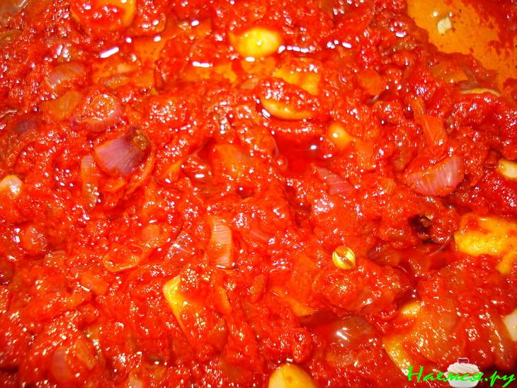 Острый чесночный супчик /вариант/