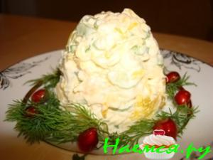 Салат с апельсинами "Настроение"