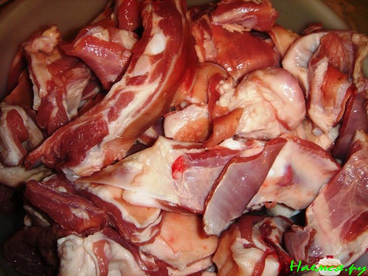 Бараньи ребрышки с фасолью