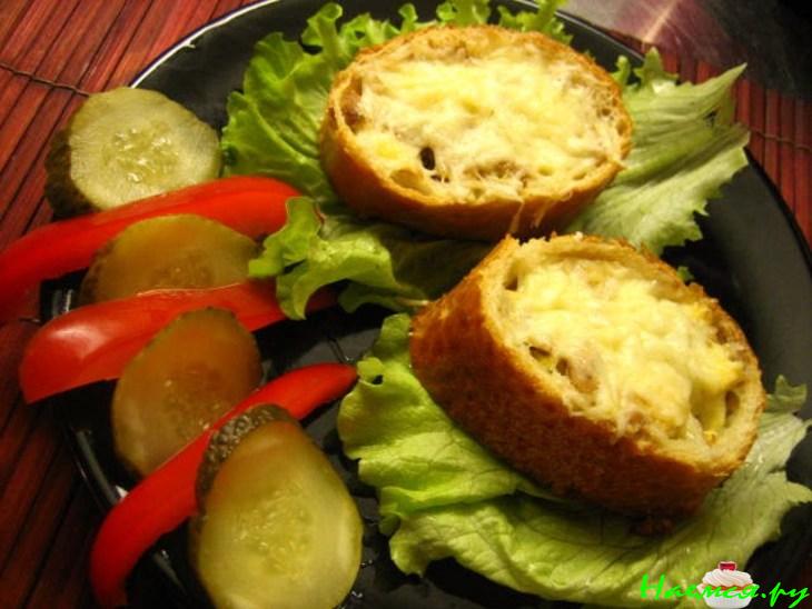 «Гнездышки» с начинкой из тунца 