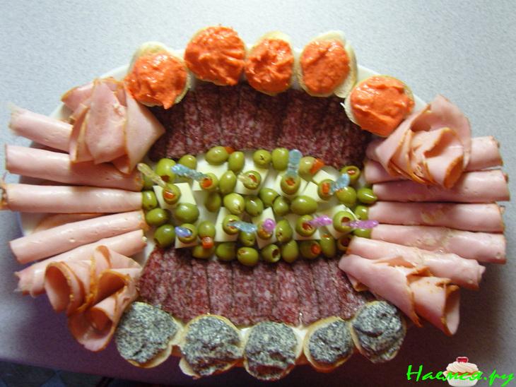 Закусочная тарелочка (ассорти)