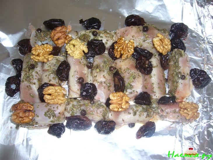 Куриные мини-рулеты