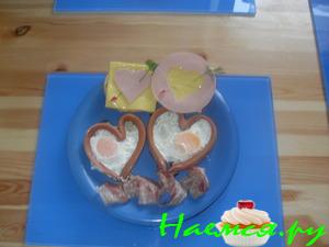 Яичница на завтрак