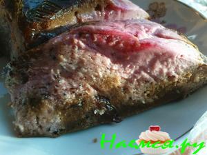 Кофейно-вишневое бланманже