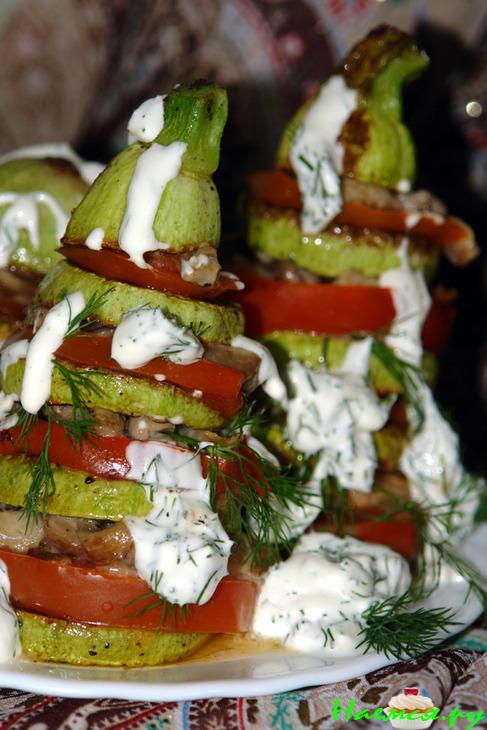 Башенки из кабачков