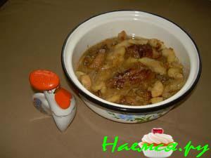 Курица с яблоками, имбирем и гвоздикой