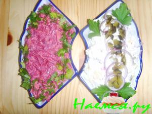 Легкий салат из свеклы и моркови