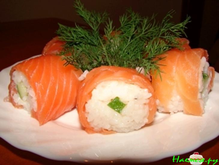 Рыбная закуска а-ля роллы Рыбная закуска а-ля роллы