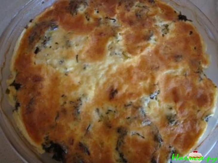 Запеканка из рыбы и шпината