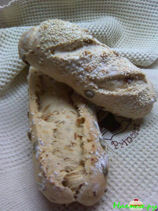 Багет «Неделька» на закваске. Рецепт один, а хлеб каждый день разный!