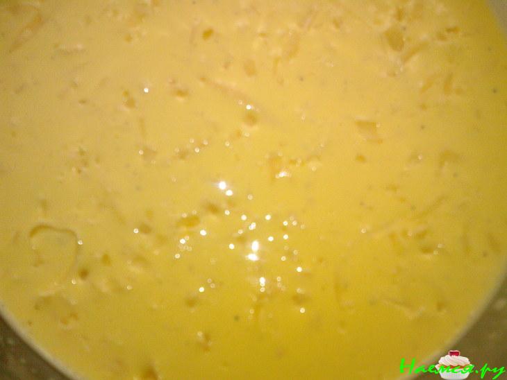 Пирог/киш с курицей и яблоками