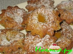 Кексы с персиками