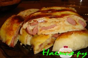 Батон с начинкой