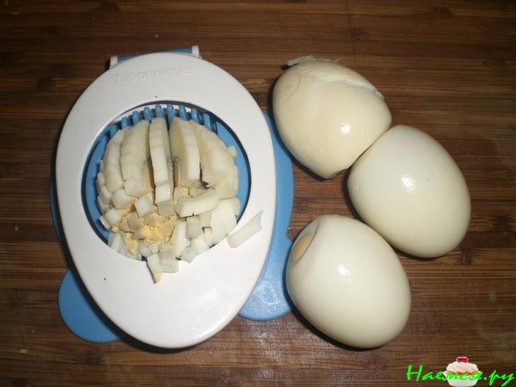 Салат с ветчиной "Экзотика"