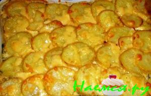 Запеканка с рыбой в сливках Запеканка с рыбой в сливках