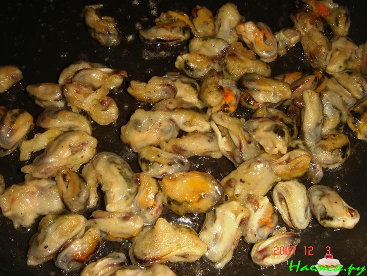 Жаркое из мидий