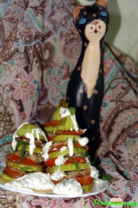 Башенки из кабачков