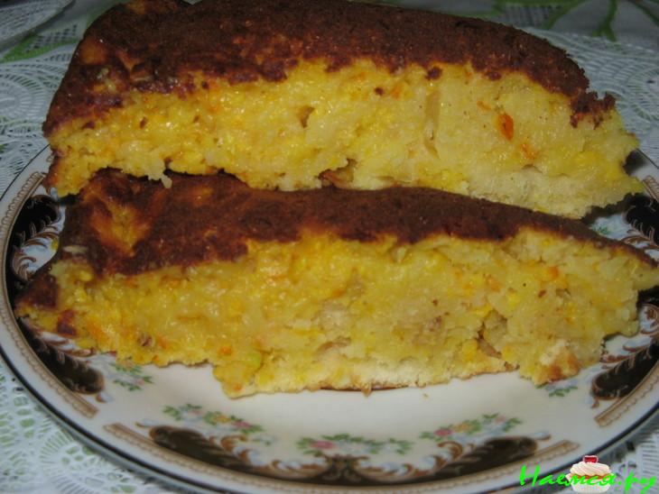 Мандариновый пирог (быстрый)