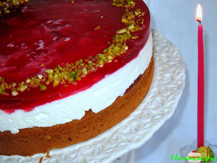 Торт «Брусничная мечта»