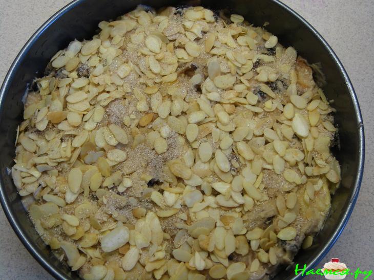 Персиково-ежевичный пирог