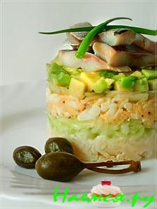 Салат "Норвегия"