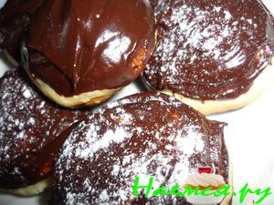 Песочное печенье в шоколаде. И без шоколада