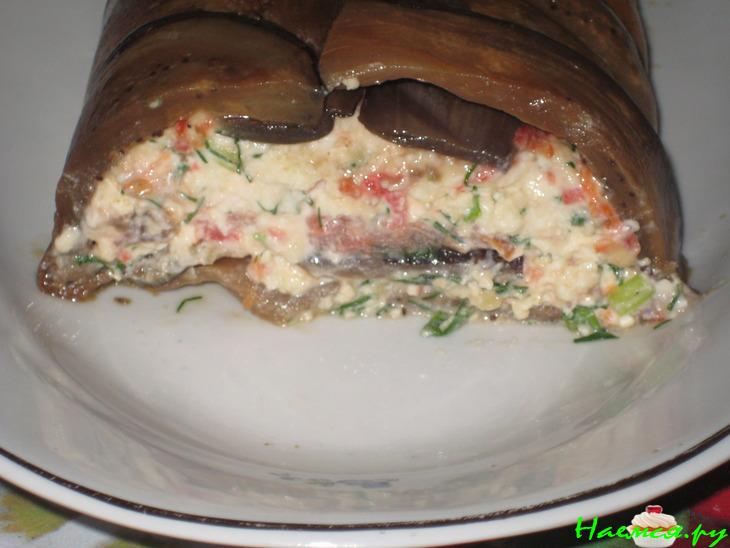 Террин с баклажанами и сыром