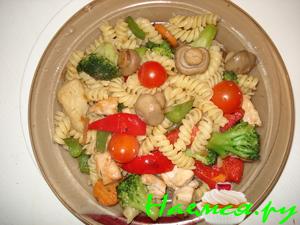 Макароны спиральки по-китайски