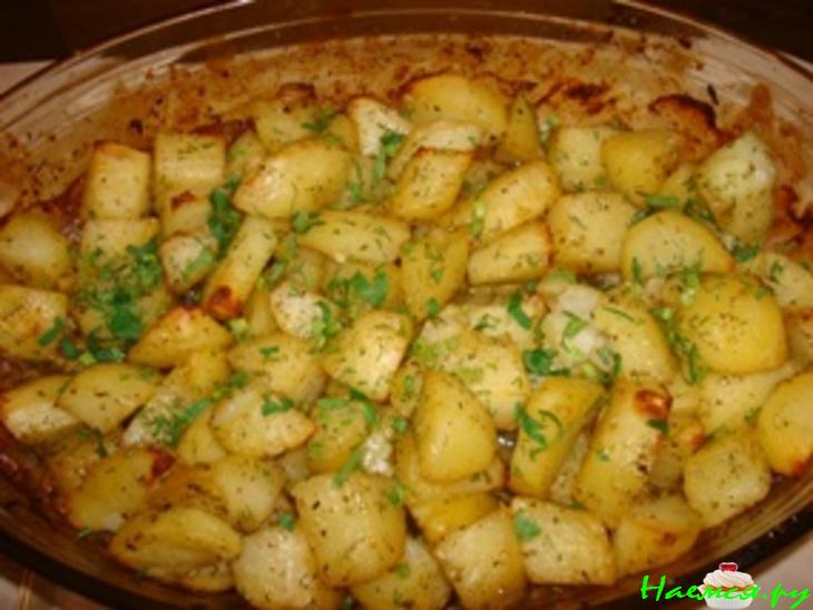 Картофель, запеченный с медом Картофель, запеченный с медом