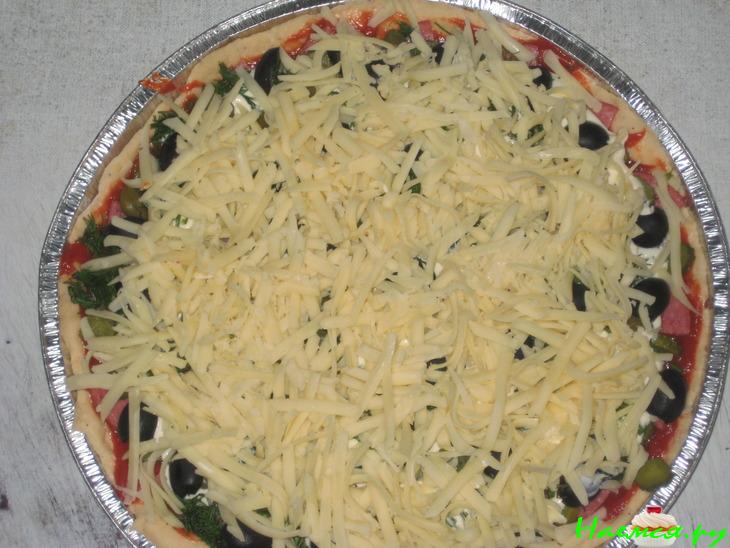 Пицца с каперсами и всем...всем...всем!!!