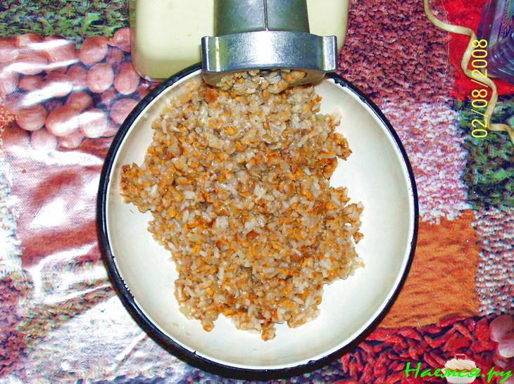 Зразы из лисичек под сметанно-сливочным соусом