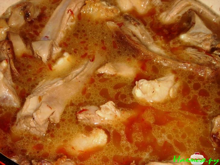 Бараньи ребрышки с фасолью