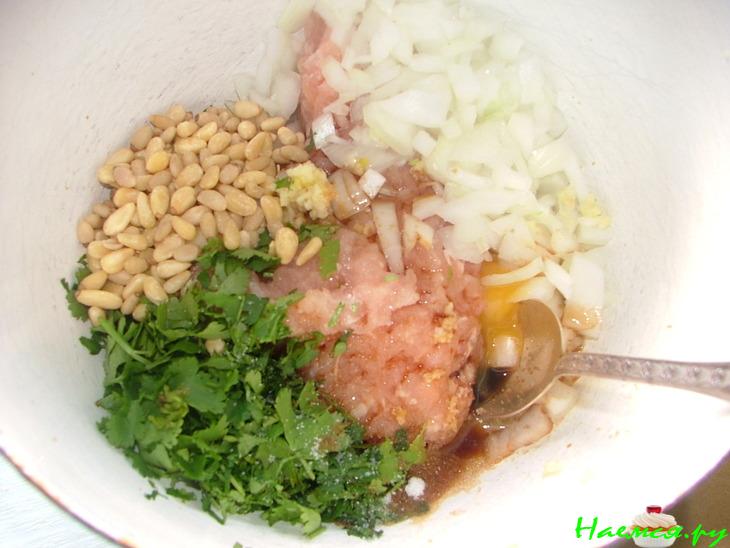 Куриные оладушки с соусом Терияки Куриные оладушки с соусом Терияки