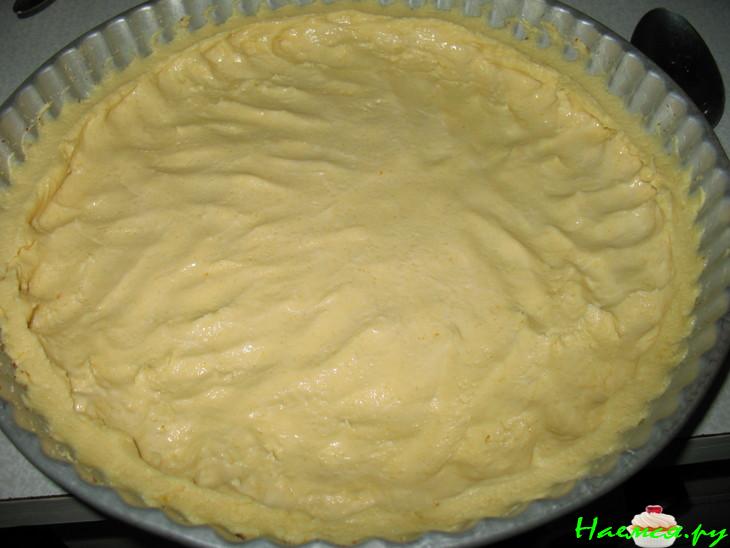 Песочный пирог с вишней и черной смородиной Песочный пирог с вишней и черной смородиной